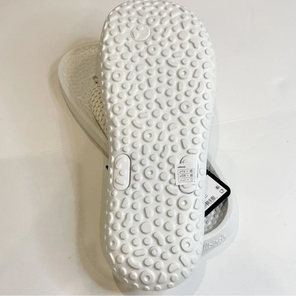 Allbirds Slides Mens Size 10 Sugar Zeffer Flip Flops‎ Unisex White Blizzard NWT - Picture 11 of 13